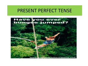 present perfect tense