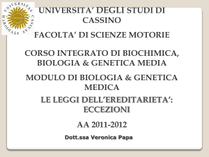 lezione 8: eccezioni mendel_I