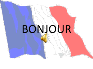 bonjour