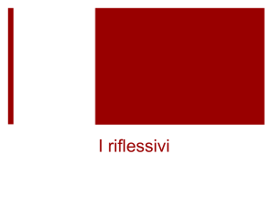 I riflessivi - WordPress.com