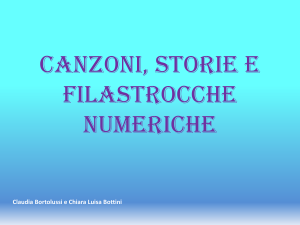Canzoni, storie e filastrocche numeriche