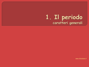 Il periodo