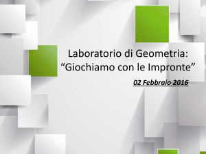01 Laboratorio di Geometria 02 02 2016