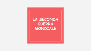 la seconda guerra mondiale