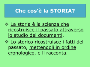 Cos'è la Storia? Fonti, Metodo e Linea del Tempo