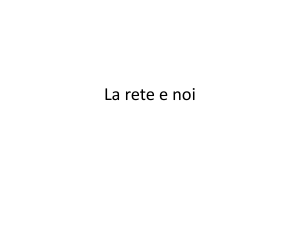 La rete - Azione Cattolica Italiana