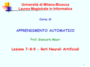 Lezioni 4-5 Reti neurali File - e-Learning