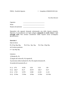 esempio di I compitino File - e