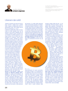 Liberarsi dai soldi