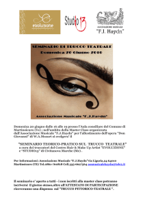 "SEMINARIO TEORICO-PRATICO SUL TRUCCO TEATRALE"