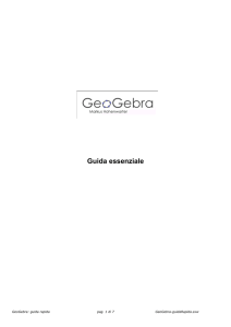 GeoGebra: guida rapida - elibero.altervista.org.