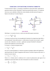 ESERCIZIO: CONVERTITORE TENSIONE