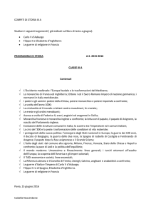 COMPITI DI STORIA III A Studiare i seguenti argomenti ( già indicati