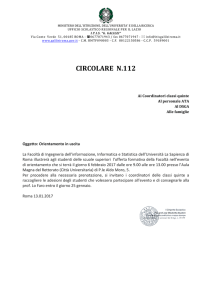 Circ. n n112 orientamento in uscita