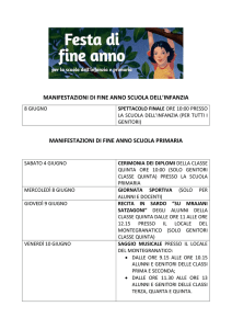 PROGRAMMA ATTIVITA` DI FINE ANNO SCUOLA DELL`INFANZIA