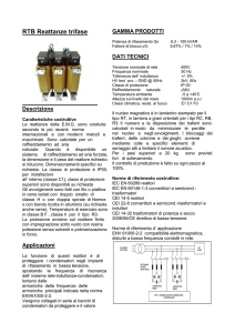 reattanze 3f - EMG Trasformatori