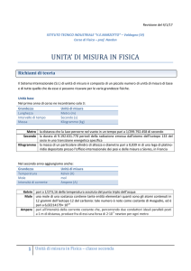 Unità di misura (classe II) - Polo di e-learning
