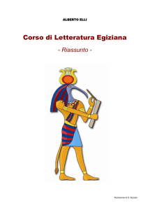 Corso di Letteratura Egiziana