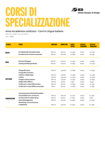 ROMA - Scarica il Tariffario Corsi di Specializzazione