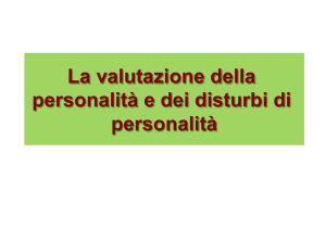strumenti per valutare i disturbi di personalità File - e