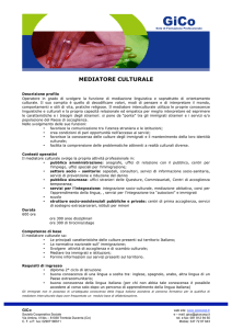 MEDIATORE CULTURALE