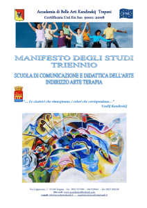 Indirizzo Arte Terapia - Accademia di Belle Arti Kandinskij