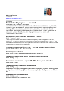 Valentina Fontana Giornalista