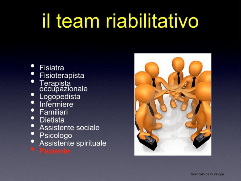 Progetto E Programma Riabilitativo