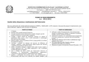 POLO QUALITA NAPOLI - PIANO DI MIGLIORAMENTO