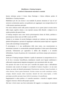 Mindfulness e Training Autogeno: tecniche di rilassamento
