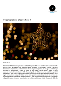 “Fotografare bene è facile”: focus 7