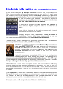 L`industria della carità