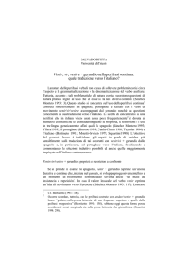 Venir, vir, venire + gerundio nella perifrasi continua
