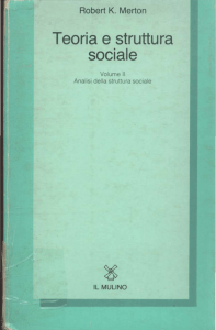 Teoria e struttura sociale