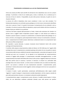 Comprendere le dipendenze alla luce del Comportamentismo