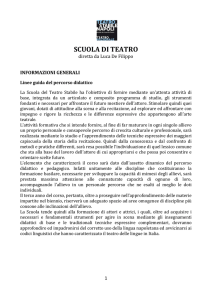 SCUOLA DI TEATRO - Comune di Napoli
