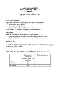Relazione Finale