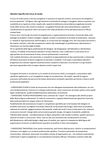 Obiettivi Specifici del Corso di studio