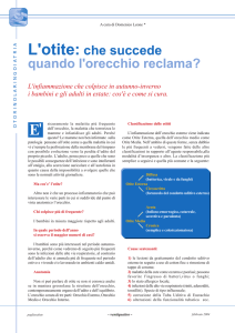 L`otite: che succede quando l`orecchio reclama?