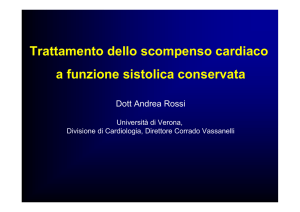 Il trattamento dello scompenso cardiaco diastolico