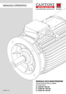 Manuale uso e manutenzione motori 90÷180