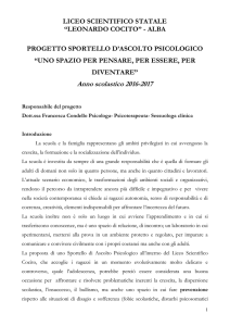 Presentazione del Progetto