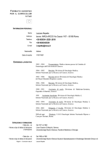 Mod. curriculum europeo