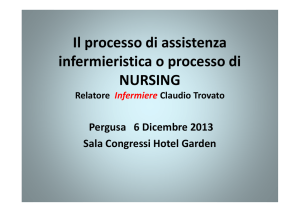 Il processo di assistenza infermieristica