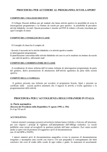 PROCEDURA PER ACCEDERE AL PROGRAMMA SCUOLA