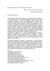 Bergonzoni Emanuela - Design del gioiello