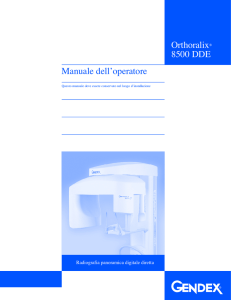 Manuale dellʼoperatore Orthoralix® 8500 DDE