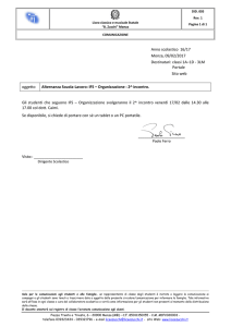Comunicazione - Liceo "Zucchi"