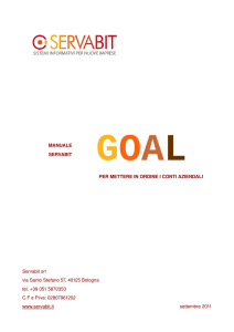 MANUALE SERVABIT PER METTERE IN ORDINE I CONTI