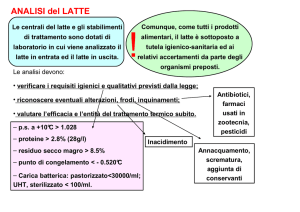 LATTE analisi